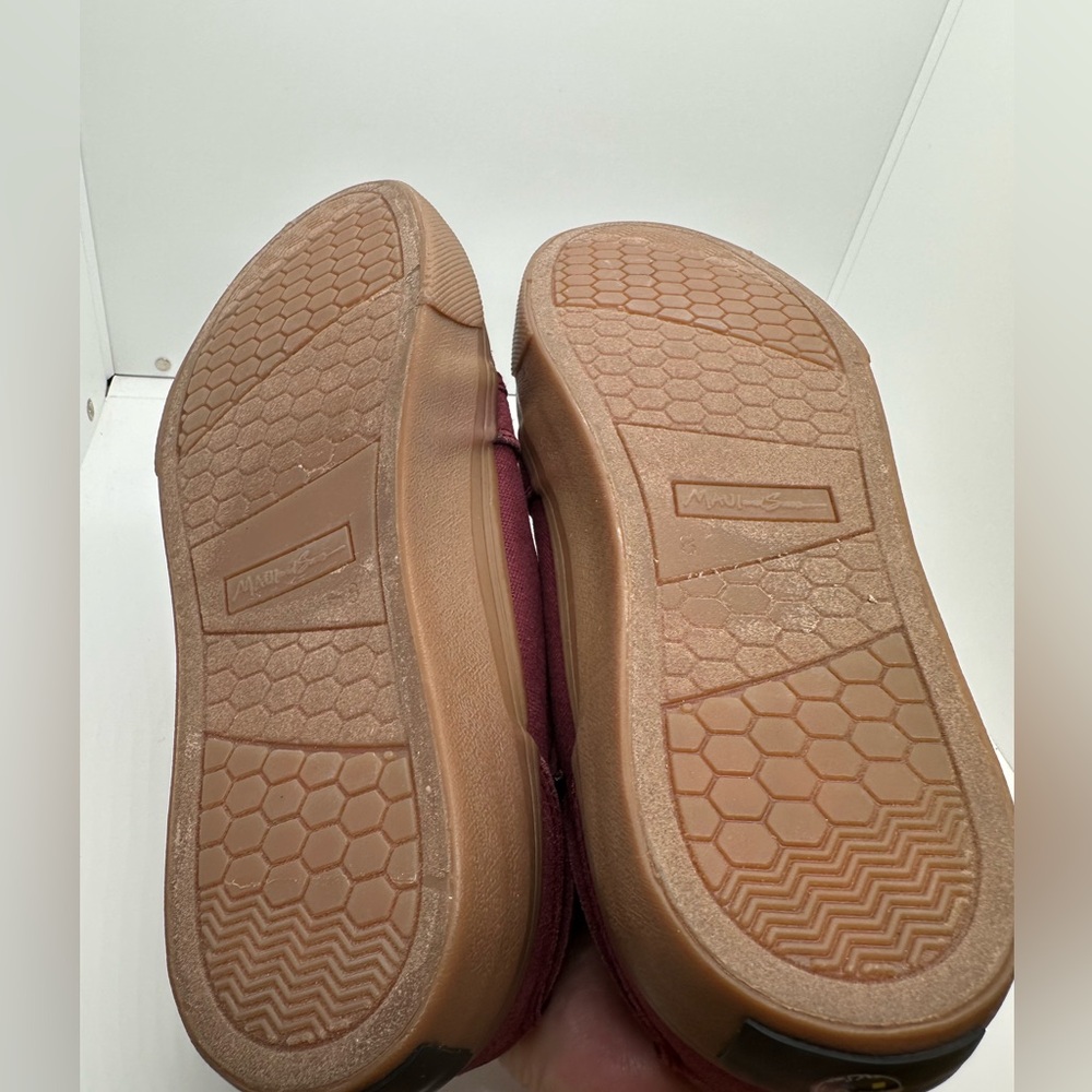 Maui and Sons Men’s Burgundy Sneakers Size 8 - Picture 12 of 14